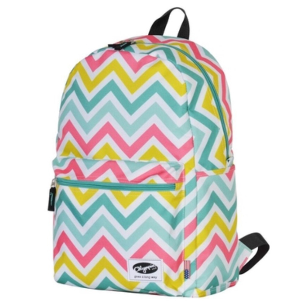 NWT Olympia 18β Laptop Travel Outdoors School Backpack - Milti-color